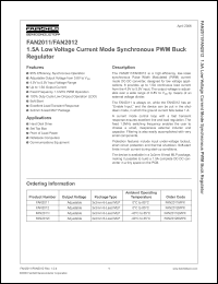 Click here to download FAN2012EMPX Datasheet