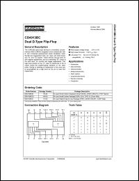 Click here to download CD4013BCM_NL Datasheet