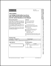 Click here to download 74VCX162827MTDX_NL Datasheet