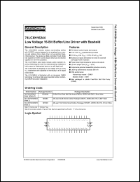 Click here to download 74LCXH16244MTDX_NL Datasheet