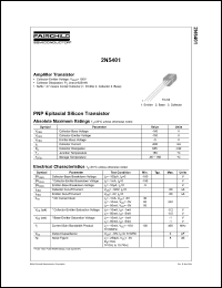 Click here to download 2N5401TFR Datasheet