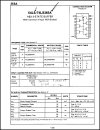 Click here to download 74LS365FCQM Datasheet