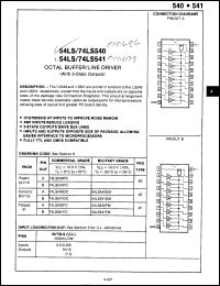 Click here to download 74LS541PCQR Datasheet