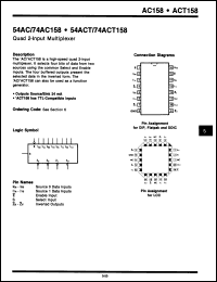 Click here to download 54ACT158FM Datasheet