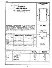 Click here to download 7483ADCQR Datasheet