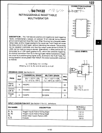 Click here to download 74122DC Datasheet