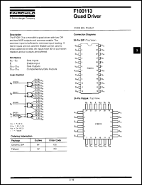 Click here to download 100113DC Datasheet