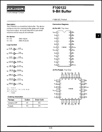 Click here to download F100122FCQR Datasheet