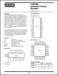 Click here to download F100165FCQR Datasheet