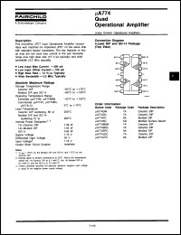 Click here to download UA774LPCQM Datasheet