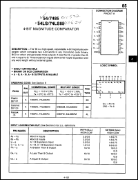 Click here to download 7485DC Datasheet