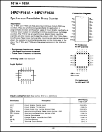 Click here to download 74F163DCQM Datasheet