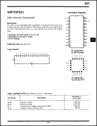 Click here to download 74F521DCQR Datasheet