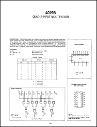 Click here to download 4019BDM Datasheet