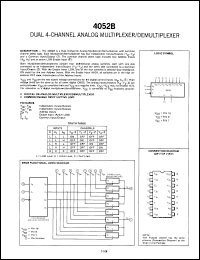 Click here to download 4052BPC Datasheet