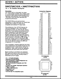 Click here to download 74ACT1016-65QC Datasheet