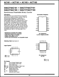 Click here to download 74AC163SCQR Datasheet
