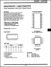 Click here to download 54AC373DMQB Datasheet