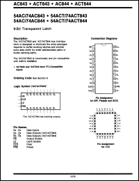 Click here to download 54AC844FMQB Datasheet