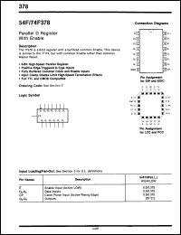 Click here to download 74F378DCQR Datasheet