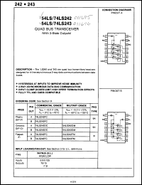 Click here to download 54LS242FM Datasheet