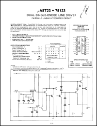 Click here to download 75123PC Datasheet