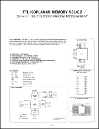 Click here to download 93L412DCQR Datasheet