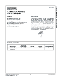 Click here to download KA3842AE Datasheet