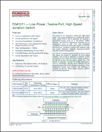 Click here to download FSA1211UMX Datasheet