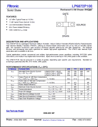 Click here to download LP6872P100-3 Datasheet