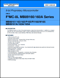 Click here to download MB89PV160-105-PF Datasheet