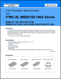 Click here to download MB89P195P-101 Datasheet