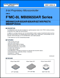 Click here to download MB89P657APFV-101 Datasheet