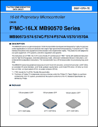 Click here to download MB90F574APMT Datasheet