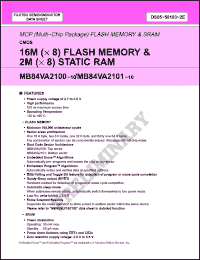 Click here to download MB84VA2100 Datasheet