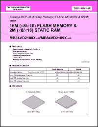 Click here to download MB84VD21092 Datasheet