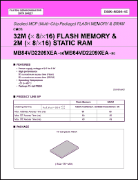 Click here to download MB84VD22094EA Datasheet