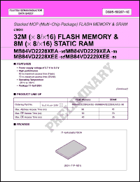 Click here to download MB84VD22292EA-90 Datasheet