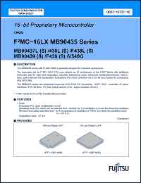 Click here to download MB90439SPF Datasheet