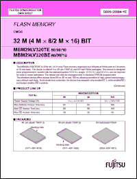 Click here to download MBM29LV320BE90TN Datasheet