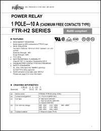 Click here to download FTR-H2AA018T Datasheet