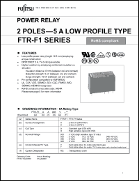 Click here to download FTR-F1CA003T Datasheet