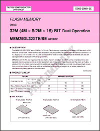 Click here to download MBM29DL323TE-80TR Datasheet