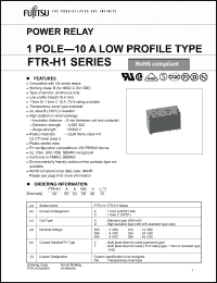 Click here to download FTR-H1CD009TRG Datasheet