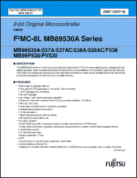 Click here to download MB89F538PF-101 Datasheet