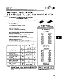 Click here to download MB4115PF Datasheet