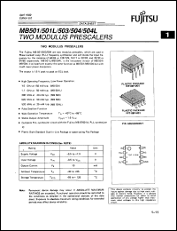 Click here to download MB503PF Datasheet