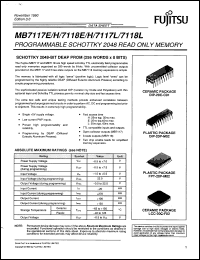 Click here to download MB7117EPF Datasheet