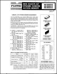 Click here to download MB811001-10CJ Datasheet