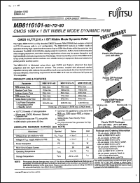 Click here to download MB8116101-80PV Datasheet